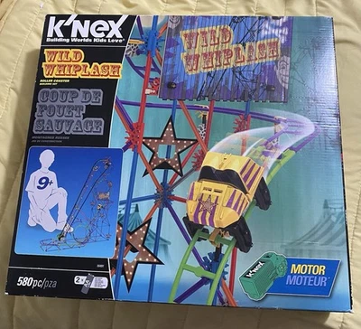 Juego de construcción de montaña rusa K'NEX Wild Whiplash 580 piezas caja nueva y sellada Foto 1 de 4