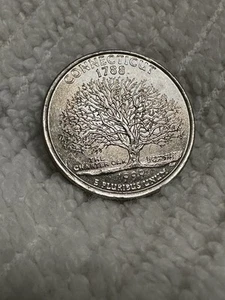 1999 P Connecticut 1788 State Quarter Coin - Picture 1 of 4