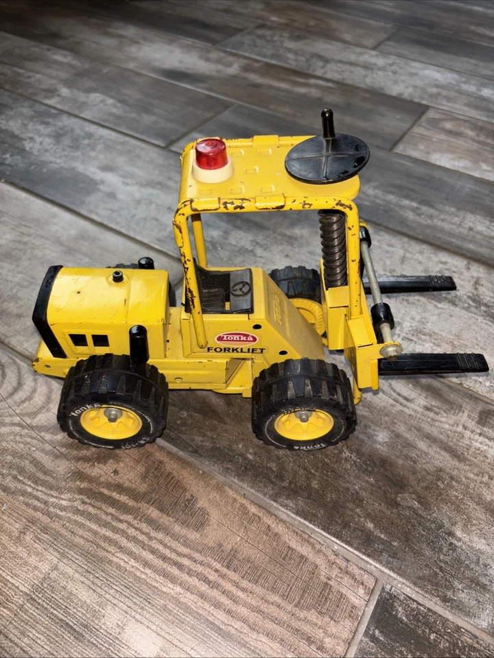 Empilhadeira Tonka # 52900 • XR-101 • Brinquedo de metal de aço prensado • Vintage dos anos 1970 - Imagem 1 de 4