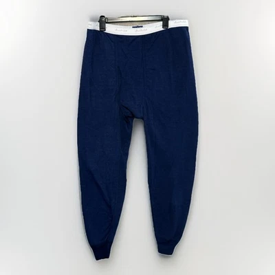 Pantalones térmicos de lana para hombre XL capa base térmica 100 % lana hechos en EE. UU. DUOFOLD de colección Foto 1 de 4