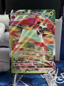 Pokemon TCG Vivid Voltage Orbeetle VMAX 21/185 Ultra Rare - Bild 1 von 4