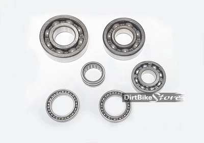 KTM 250 300 360 380 SX EXC 1996 1997 1998 Transmission Gearbox Bearing kit x6pcs — 第 1/2 张图片