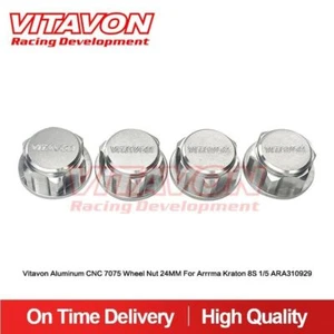 Vitavon CNC Wheel Nut M18X1.0mm Thread For Arrrma Kraton 8S Outcast 8S 1/5 - Picture 1 of 18