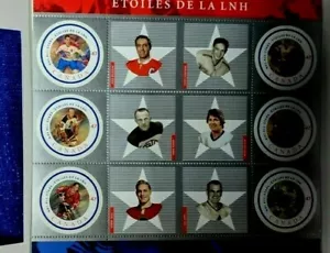 NHL CANADA POST 2001 ALL-STAR STAMP SOUVENIR SHEET - Picture 1 of 4