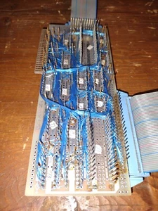 Apple Wire Wrap PCB Platine Karte Kabel SY6521 IC's Chips 8 Bit Vintage Computer Teil - Bild 1 von 6