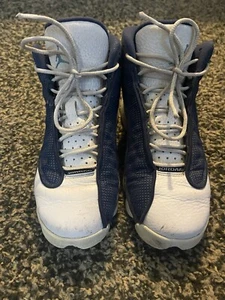 Nike Air Jordan 13 Retro Flint 2020 Juvenil 884129-404 Tallas 4Y Azul Blanco Usado - Imagen 1 de 6