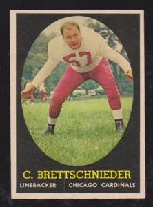 1958 TOPPS FOOTBALL #28 CARL BRETTSCHNEIDER NM **** FREE SHIPPING **** - Picture 1 of 1