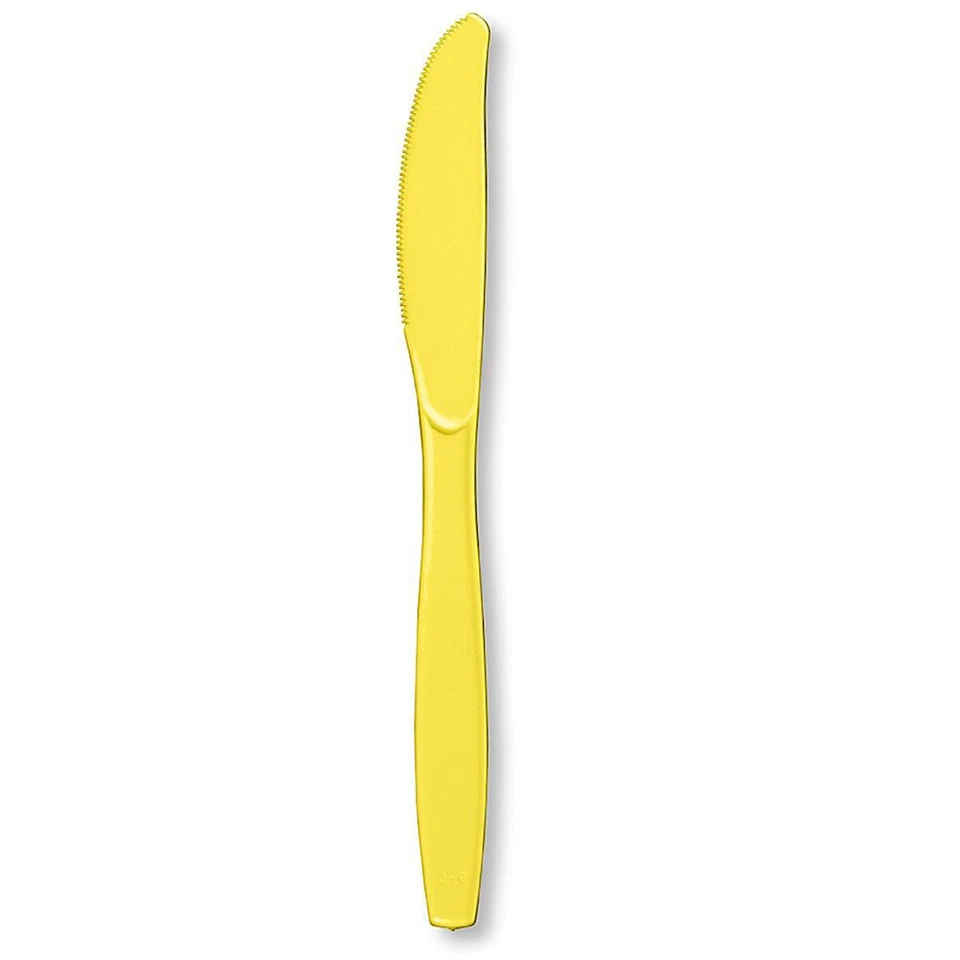 Creative Converting Touch of Color Premium 24 Count Plastic Knives light yellow - Image 1 of 1