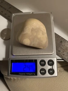 crowley ridge rock agate pattern fortified not polished 2.44 oz 2 X 1 1/2 x 1 - Picture 1 of 5