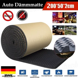Dämmschaummatte Selbstklebend Stirnwand Dämmung Auto PKW Schalldämmende Baumwoll - Bild 1 von 12