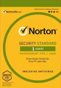 Norton Security Standard Software 2025 Virenschutz 1 PC Kein Abo - Bild 1 von 1