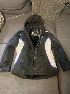 ZeroXposur Women’s Full Zip Snap Button Zipper Pocket Windbreaker Jacket Size M - Picture 1 of 12