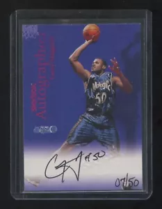 1999 skybox Corey Maggette RC AUTOGRAPHICS BLUE CENTURY MARKS #ED 7/50 RARE AUTO - Picture 1 of 2
