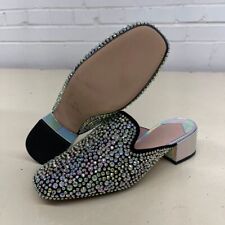 KATE SPADE Life Of The Party Pave Mules Women's Size US 8.5 B Black