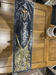 Strongbow Original Cider Bar Runner Rubber Drinks Mat Man Cave Bar Pub - Picture 1 of 12