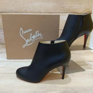 Stivaletti Christian Louboutin Belle 85 in pelle nera taglia 37 - Foto 1 di 24