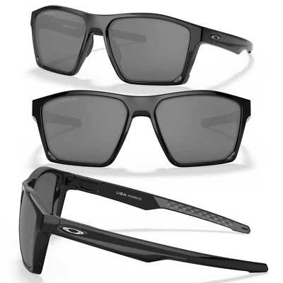 Oakley Targetline Polarized Sunglasses - Polished Black/Black Iridium MSRP: $196 - Изображение 1 из 4