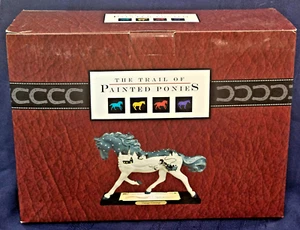 Bemalte Ponys Vintage Grüße 4053773 Weihnachten Pferd Figur 1E/2771 MIB - Bild 1 von 8