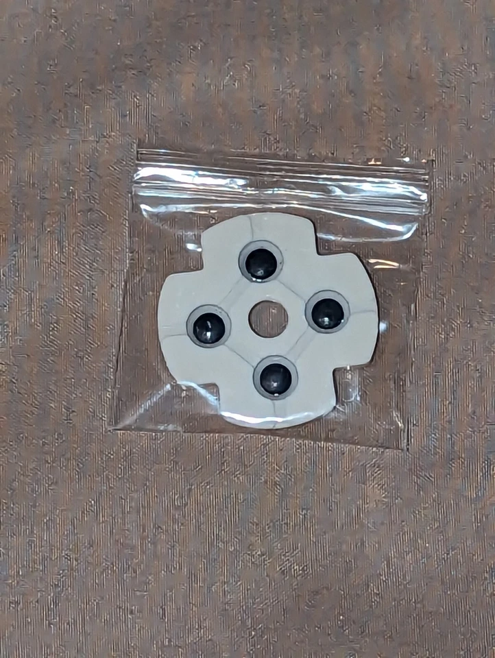 Conductor de contacto con botón de goma PS2/PS3/PS4 (arriba, abajo izquierda, derecha) Foto 1 de 1