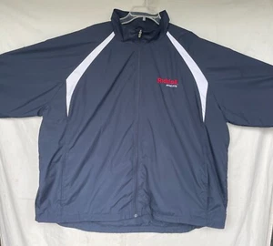 Riddell Athlete Charles River Apparel Windbreaker Jacket 3XL Zip Up Navy - Picture 1 of 5