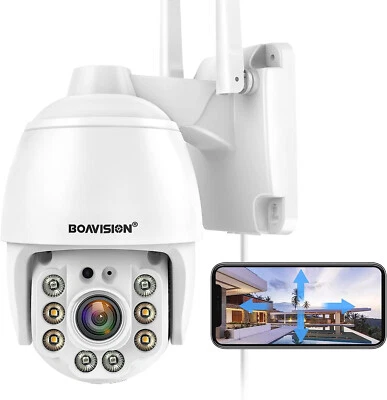1080P 360° IP Camera Outdoor WiFi PTZ CCTV Security Wireless Smart IR Camera -US - Image 1 of 4