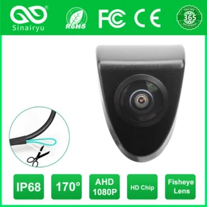 Car Front View Camera For Toyota Avensis Crown Reiz Prius Prado Camry Corolla - Picture 1 of 10