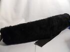 Golf Bag SHOULDER STRAP Black Gray Faux fur Nylon