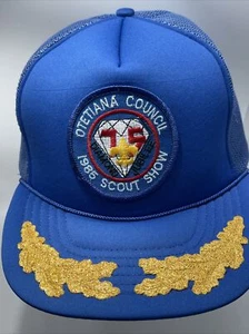 Boy Scouts 1985 Otetiana Council 75th 75 Diamond Jubilee Trucker Hat Cap Foam - Picture 1 of 24