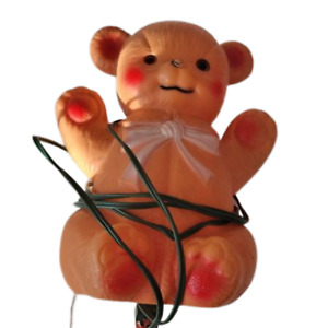 1960 s Vintage Regal Toy Ltd Plastic Teddy Bear Lamp