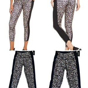 Ideology Womens Leo Bold Colorblocked Leopard-Print Fitness Leggings Size XS - Picture 1 of 10