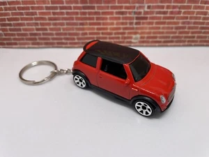 LLAVERO para 2003 MINI COOPER S ROJO LLAVES AUTOMÁTICAS LLAVEROS LLAVEROS ANILLO LLAVERO - Imagen 1 de 2