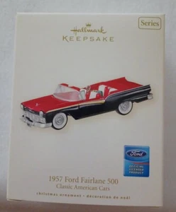 Ford Fairlane 500 1957 adorno Hallmark Keepsake autos clásicos estadounidenses #17 - Imagen 1 de 3