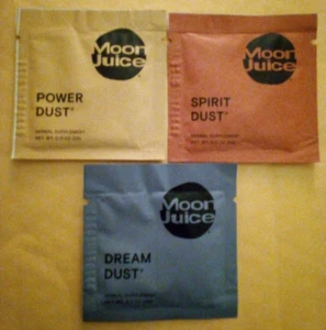 3 Packets Moon Juice Herbal Supplement - 0.11 OZ. Spirit, Power And Dream Dust - Picture 1 of 1