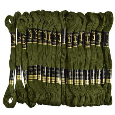 Anchor Threads Hand Embroidery Needlepoint Cross Floss Stitching, 25 Skeins - Image 1 of 4