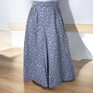 VTG Gaucho Pants S Cropped Wide Leg Cottagecore Boho Festival Coachella Grunge - Picture 1 of 10