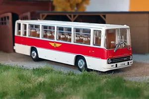Brekina MCZ 03-403 Ikarus 255 VEB Verkehrsbetriebe Dresden rot/weiß 1:87 NEU BUS - Bild 1 von 9