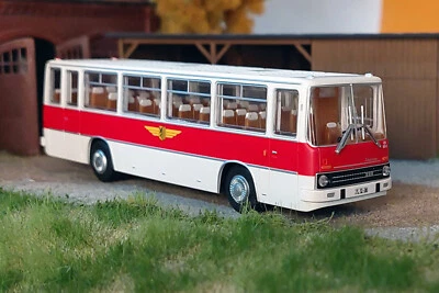 Brekina MCZ 03-403 Ikarus 255 VEB Verkehrsbetriebe Dresden rot/weiß 1:87 NEU BUS - Bild 1 von 4