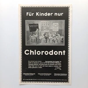 1931 Chlorodont Leo-Werke, Dresden Werbeanzeige Werbung Reklame - Bild 1 von 1