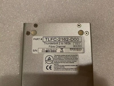 ATTO ThunderLink FC 2162 - 2 x Thunderbolt 2 to 2 x 16Gb/s FC Adapter  - Image 1 of 3