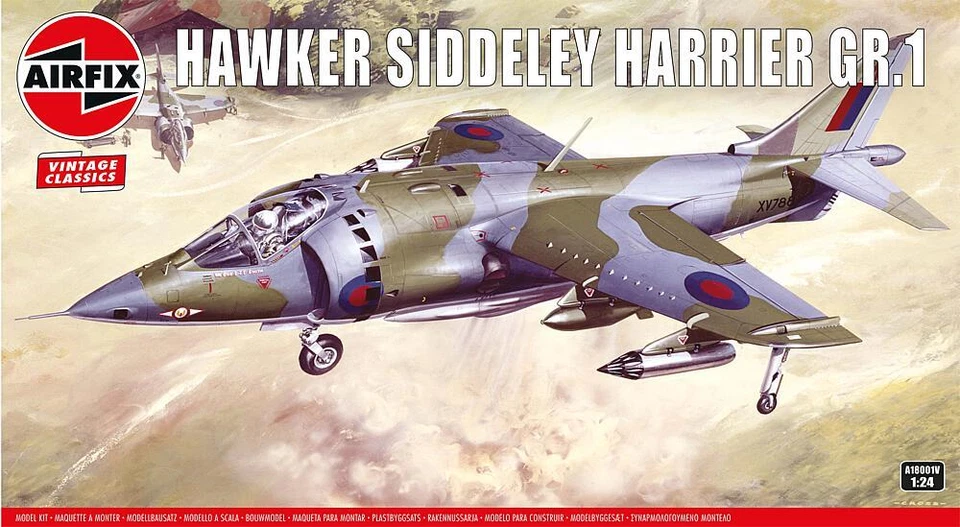 Airfix A18001V Hawker Siddeley Harrier 1:24 NEU/OVP - Bild 1 von 1