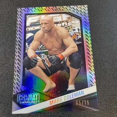 2025 Panini Combat Anthology Mark Coleman Microphone Parallel /75 - Image 1 of 4