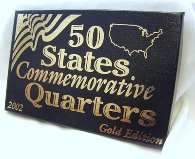 2002 Gold Edition! - 50 States Quarters Set - 5 Coins Total! - NO RESERVE! - Image 1 of 4