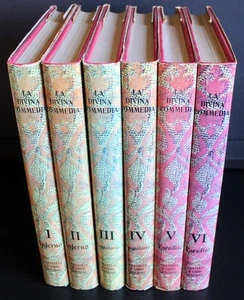 LA DIVINA COMMEDIA. 6 VOLUMI. DANTE ALIGHIERI. FABBRI. - Foto 1 di 4