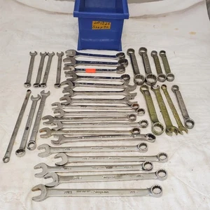 Lot of 33 Snap-On Ratcheting Wrench Set Combination Wrenches LOT-1225 - Picture 1 of 15