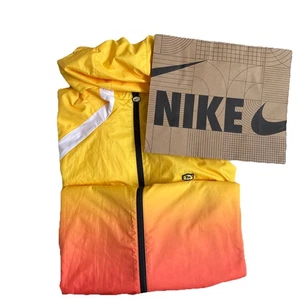Nike Reflective TN Air Windbreaker Jacket Mens XL Air Max Sunset Orange Rare - Picture 1 of 10