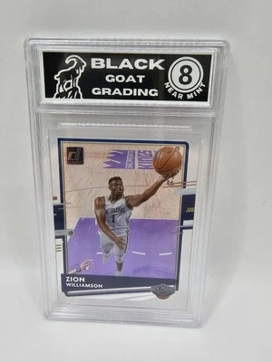 Zion Williamson 2020-21 Panini Clearly Donruss #7 Graded 8 - Image 1 of 2