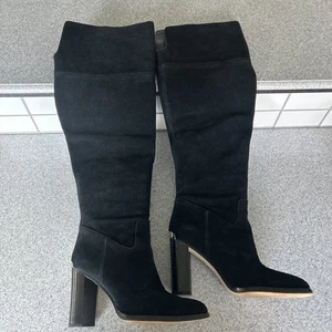Michael Kors Regina Overknee-Damenstiefel schwarz Wildleder Größe 6 M - Bild 1 von 8