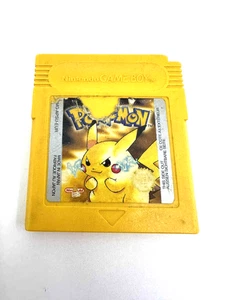 POKÉMON YELLOW PIKACHU VERSION Genuine Nintendo Gameboy Cartridge Only - Picture 1 of 2