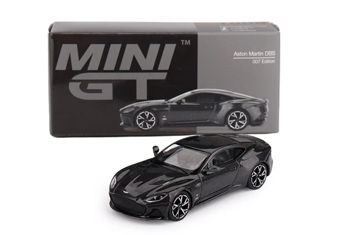 MINI-GT MGT01008-L ASTON MARTIN - DBS COUPE LHD 2021 - 007 EDITION - GREY - 1/64