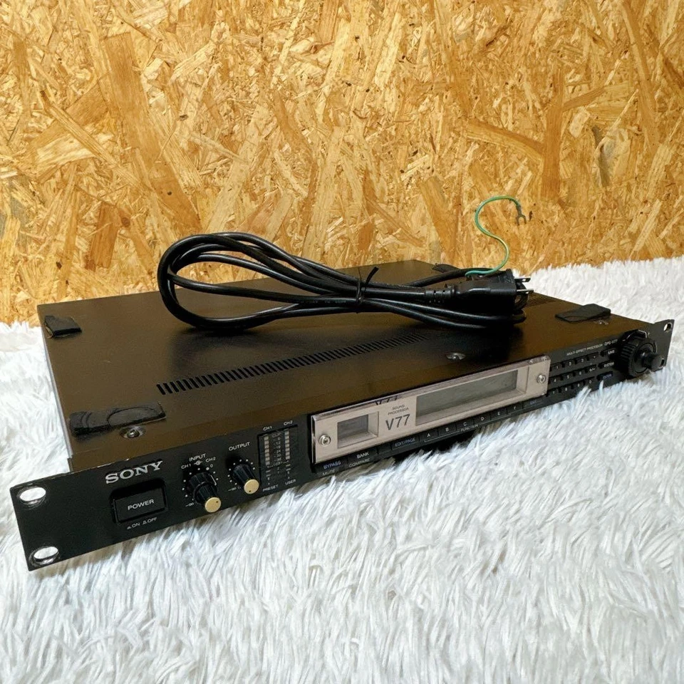 Procesador multiefectos SONY DPS-V77 con cable de alimentación probado Japón Foto 1 de 4